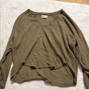 Urban Outfitters Olive Knit Sweater